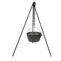 Camping Outdoor Cast Iron Cooking Tripod For Camp Fire Dutch Oven Pot Pan Hold